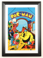 Pac-Man Custom Framed Poster at PristineAuction.com