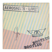 Steven Tyler Signed "Live! Bootleg" Vinyl Album Cover (ACOA) at PristineAuction.com