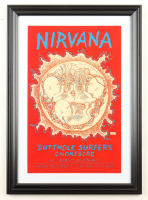 1993 Nirvana Custom Framed Concert Poster at PristineAuction.com
