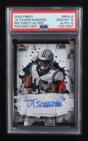 Ja'Tavion Sanders 2024 Finest Rookie Autographs Refractors #RFAJS RC (PSA 10 | Auto 10) at PristineAuction.com
