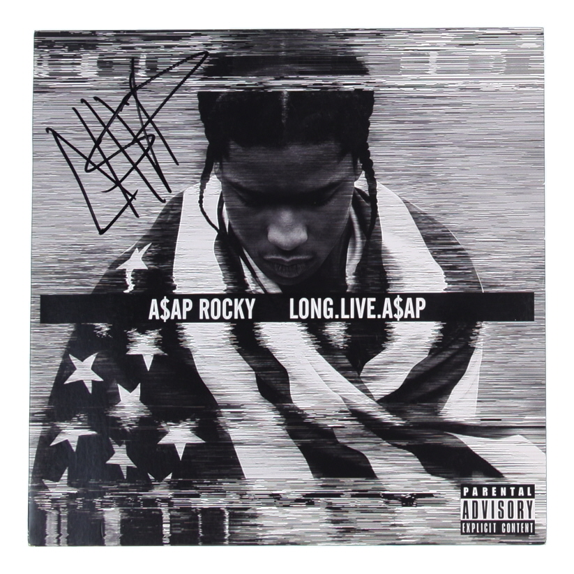 ASAP Rocky Signed "Long. Live. ASAP" Vinyl Album Cover (ACOA) at PristineAuction.com ASAP Rocky Signed "Long. Live. ASAP" Vinyl Album Cover (ACOA) at PristineAuction.com
