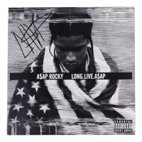 ASAP Rocky Signed "Long. Live. ASAP" Vinyl Album Cover (ACOA) at PristineAuction.com