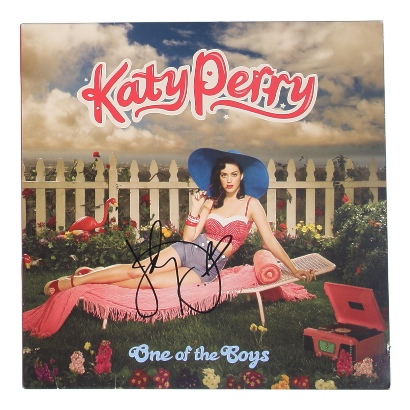 Katy Perry Signed "One of the Boys" Vinyl Album Cover (ACOA) at PristineAuction.com Katy Perry Signed "One of the Boys" Vinyl Album Cover (ACOA) at PristineAuction.com