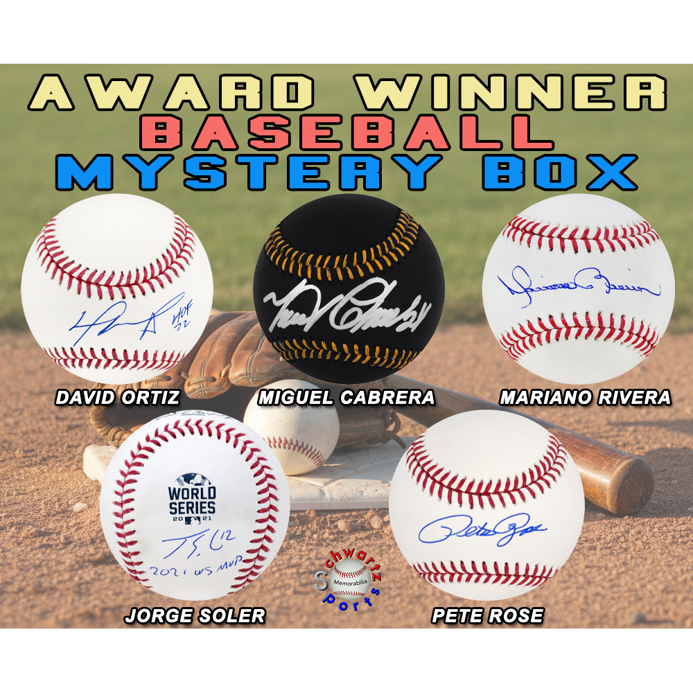 Baseball AWARD WINNER Signed Baseball Mystery Box - Series 26 (Limited to 150) – Schwartz Sports at PristineAuction.com