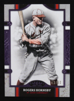 Rogers Hornsby 2024 Topps Tier One Purple Foil #2 #43/50 at PristineAuction.com