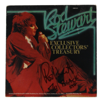 Rod Stewart Signed "Exclusive Collectors Treasury" Vinyl Album Cover (ACOA) at PristineAuction.com