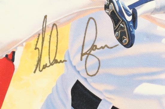 Nolan Ryan Signed LE Custom Framed Art Print (Beckett) at PristineAuction.com Nolan Ryan Signed LE Custom Framed Art Print (Beckett) at PristineAuction.com