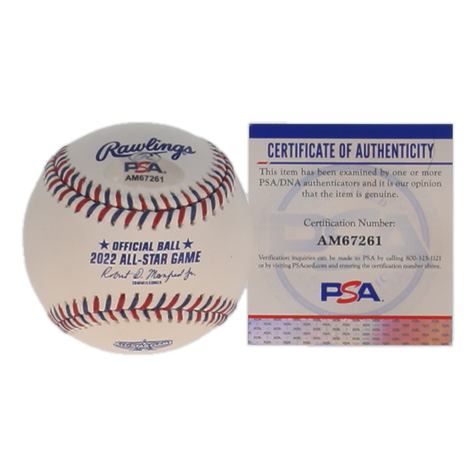 Mike Trout Signed 2022 All-Star Game Logo Baseball (PSA) at PristineAuction.com Mike Trout Signed 2022 All-Star Game Logo Baseball (PSA) at PristineAuction.com