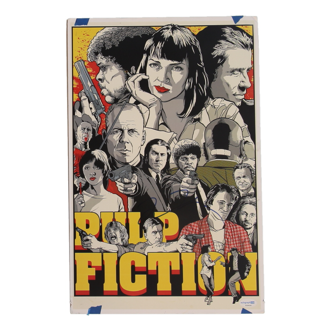 Quentin Tarantino Signed "Pulp Fiction" 11x17 Photo (ACOA) at PristineAuction.com Quentin Tarantino Signed "Pulp Fiction" 11x17 Photo (ACOA) at PristineAuction.com