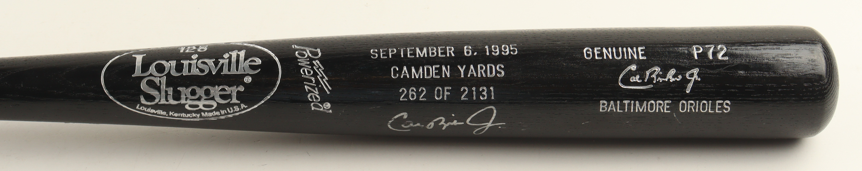 Cal Ripken Jr. Signed Louisville Slugger Baseball Bat (Beckett) at PristineAuction.com Cal Ripken Jr. Signed Louisville Slugger Baseball Bat (Beckett) at PristineAuction.com