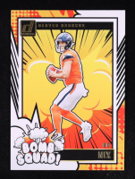 Bo Nix 2024 Panini Donruss Bomb Squad #27 RC at PristineAuction.com