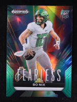 Bo Nix 2024 Panini Fearless Prizm Draft Picks #F-BN RC at PristineAuction.com