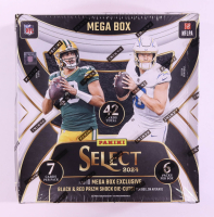 2024 Panini Select Football Mega Box (Black & Red Prizms!) with (6) Packs at PristineAuction.com