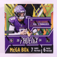 2024 Panini Phoenix Football Mega Box (Purple Parallels!) with (6) Packs at PristineAuction.com