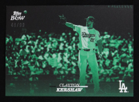 Clayton Kershaw 2024 Topps Black and White Green #4 #46/99 at PristineAuction.com