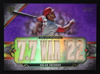 Nolan Arenado 2024 Topps Triple Threads Relics Amethyst #TTRNA4 #09/27 at PristineAuction.com