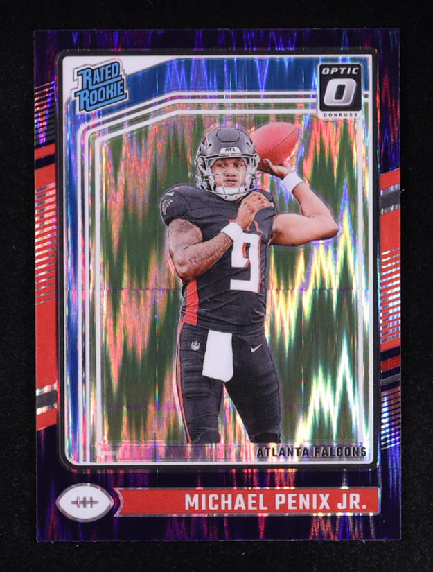 Michael Penix Jr. 2024 Panini Donruss Optic Prizm RR #279 RC at PristineAuction.com Michael Penix Jr. 2024 Panini Donruss Optic Prizm RR #279 RC at PristineAuction.com