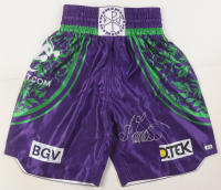 Oleksandr Usyk Signed Boxing Trunks (Beckett) at PristineAuction.com