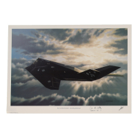 Alton Whitney Signed Stan Stokes "Second Wave To Baghdad" Lithograph Inscribed "Bandit 150" (AIV) at PristineAuction.com