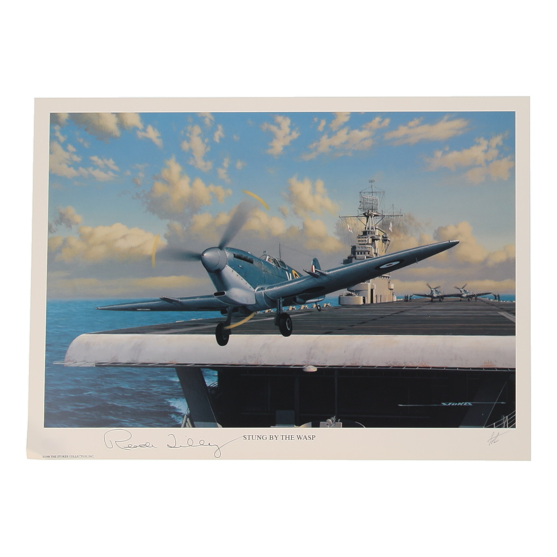 Reade F. Tilley Signed Stan Stokes "Stung By The Wasp" Lithograph (AIV) at PristineAuction.com Reade F. Tilley Signed Stan Stokes "Stung By The Wasp" Lithograph (AIV) at PristineAuction.com