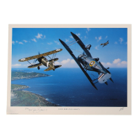 James Pickering Signed Stan Stokes "Faith, Hope And Charity" Lithograph Inscribed "RAF FL/LT" (AIV) at PristineAuction.com