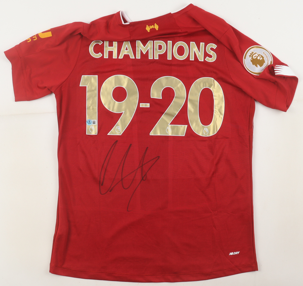 Trent Alexander-Arnold Signed Liverpool F.C. Nike Authentic Jersey (Beckett) at PristineAuction.com Trent Alexander-Arnold Signed Liverpool F.C. Nike Authentic Jersey (Beckett) at PristineAuction.com