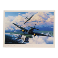 Herbert E. Knaebel Signed Stan Stokes "Hurricane On My Tail" Lithograph (AIV) at PristineAuction.com