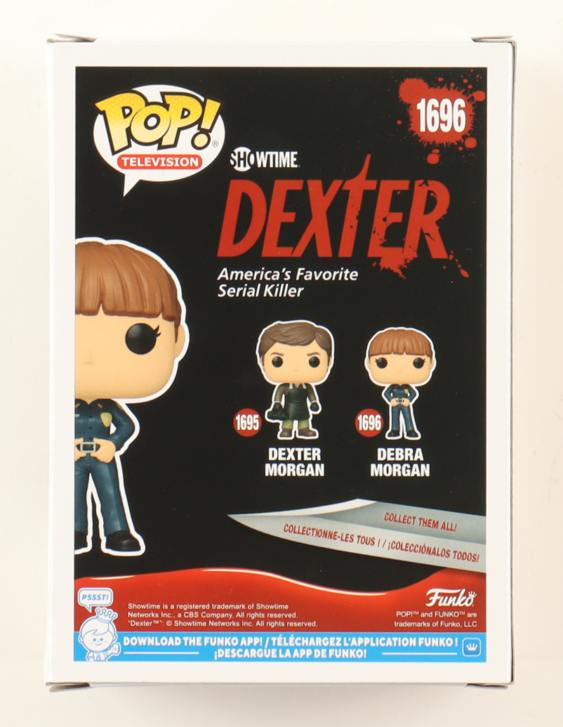 Molly Brown Signed "Dexter" #1696 Debra Morgan Funko Pop! Vinyl Figure (AutographCOA) at PristineAuction.com Molly Brown Signed "Dexter" #1696 Debra Morgan Funko Pop! Vinyl Figure (AutographCOA) at PristineAuction.com