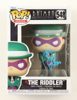 John Glover Signed "The Batman: The Animated Series" #548 The Riddler Funko Pop! Vinyl Figure (ACOA) at PristineAuction.com