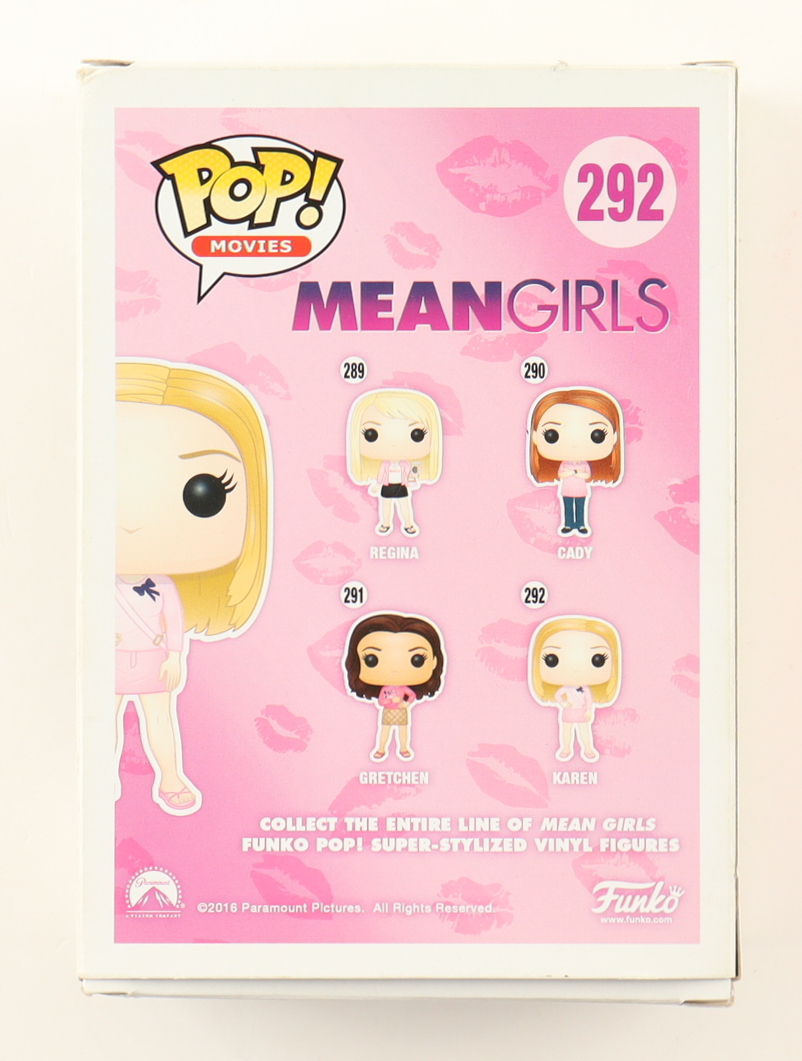 Amanda Seyfried Signed "Mean Girls" #1764 Regina Funko Pop! Vinyl Figure (ACOA) at PristineAuction.com Amanda Seyfried Signed "Mean Girls" #1764 Regina Funko Pop! Vinyl Figure (ACOA) at PristineAuction.com