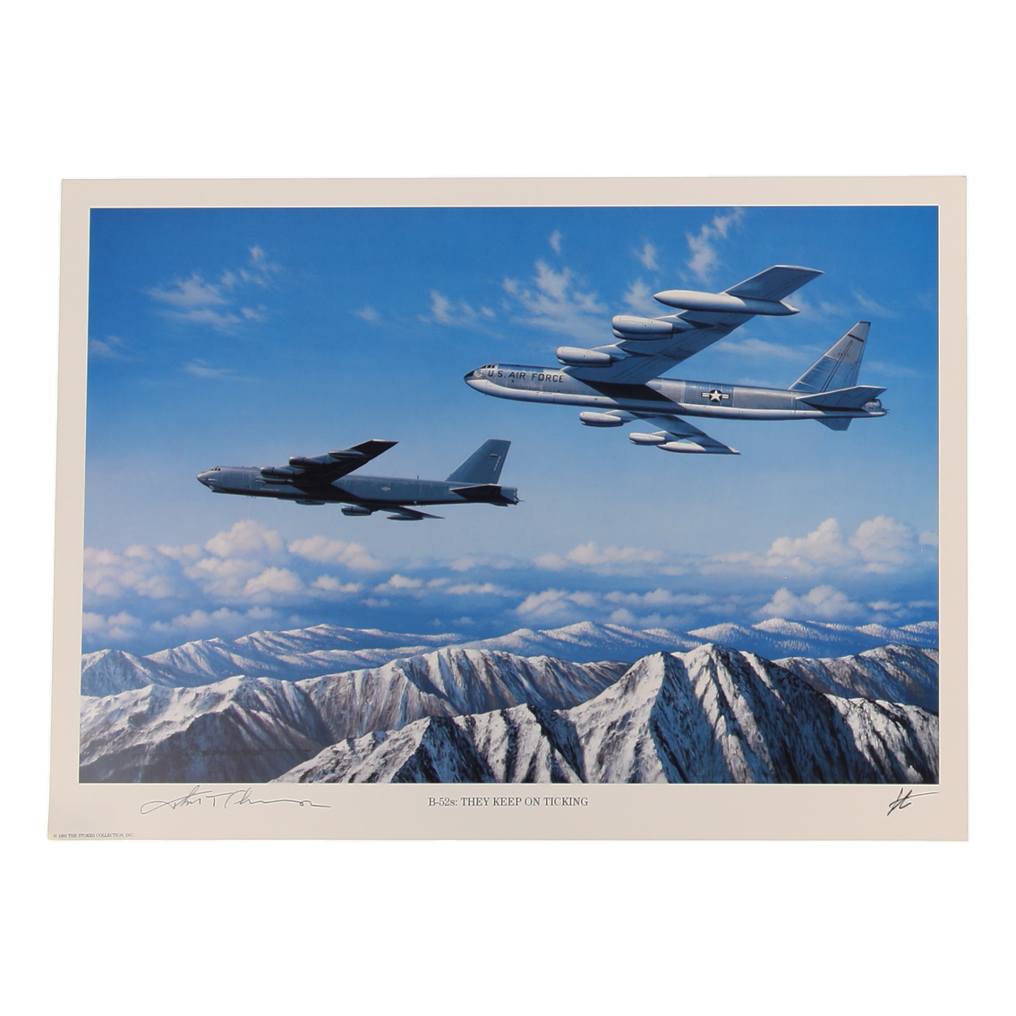 John T. Chain Jr. Signed Stan Stokes "B-52s: They Keep On Ticking" Lithograph (AIV) at PristineAuction.com John T. Chain Jr. Signed Stan Stokes "B-52s: They Keep On Ticking" Lithograph (AIV) at PristineAuction.com