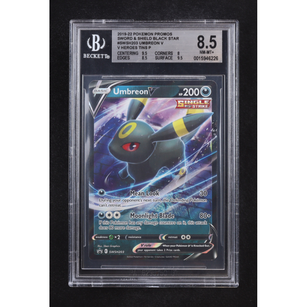 Umbreon V P 2019-22 Pokemon Sword and Shield Black Star Promos #SWSH203 (BGS 8.5) at PristineAuction.com