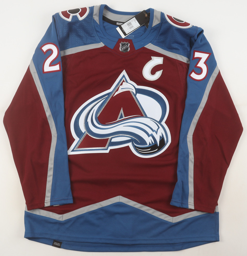Milan Hejduk Signed Avalanche Adidas Authentic Captain's Jersey Inscribed "2001 Cup" (Beckett) at PristineAuction.com Milan Hejduk Signed Avalanche Adidas Authentic Captain's Jersey Inscribed "2001 Cup" (Beckett) at PristineAuction.com