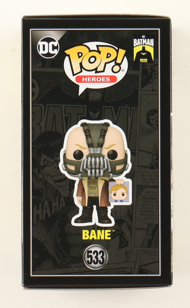 Tom Hardy Signed "The Dark Knight Rises" #533 Bane Funko Pop Vinyl Figure (ACOA) at PristineAuction.com Tom Hardy Signed "The Dark Knight Rises" #533 Bane Funko Pop Vinyl Figure (ACOA) at PristineAuction.com