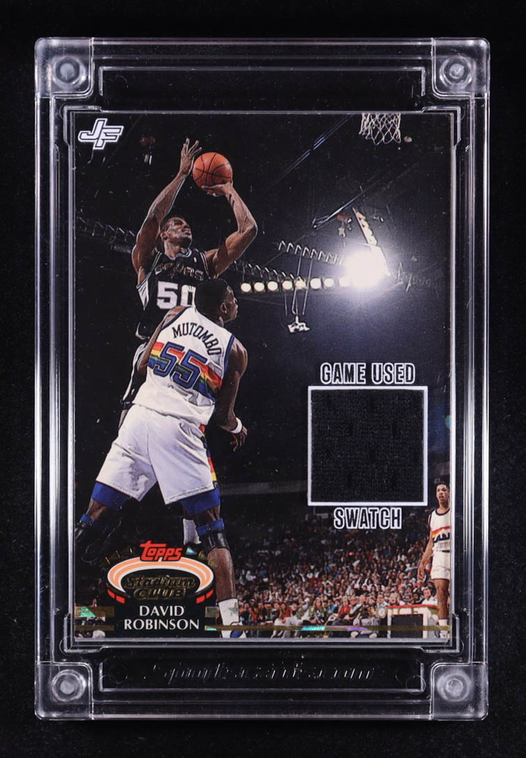 David Robinson 2025 Jersey Fusion Topps Stadium Club Game Used Swatch #DR93 at PristineAuction.com David Robinson 2025 Jersey Fusion Topps Stadium Club Game Used Swatch #DR93 at PristineAuction.com