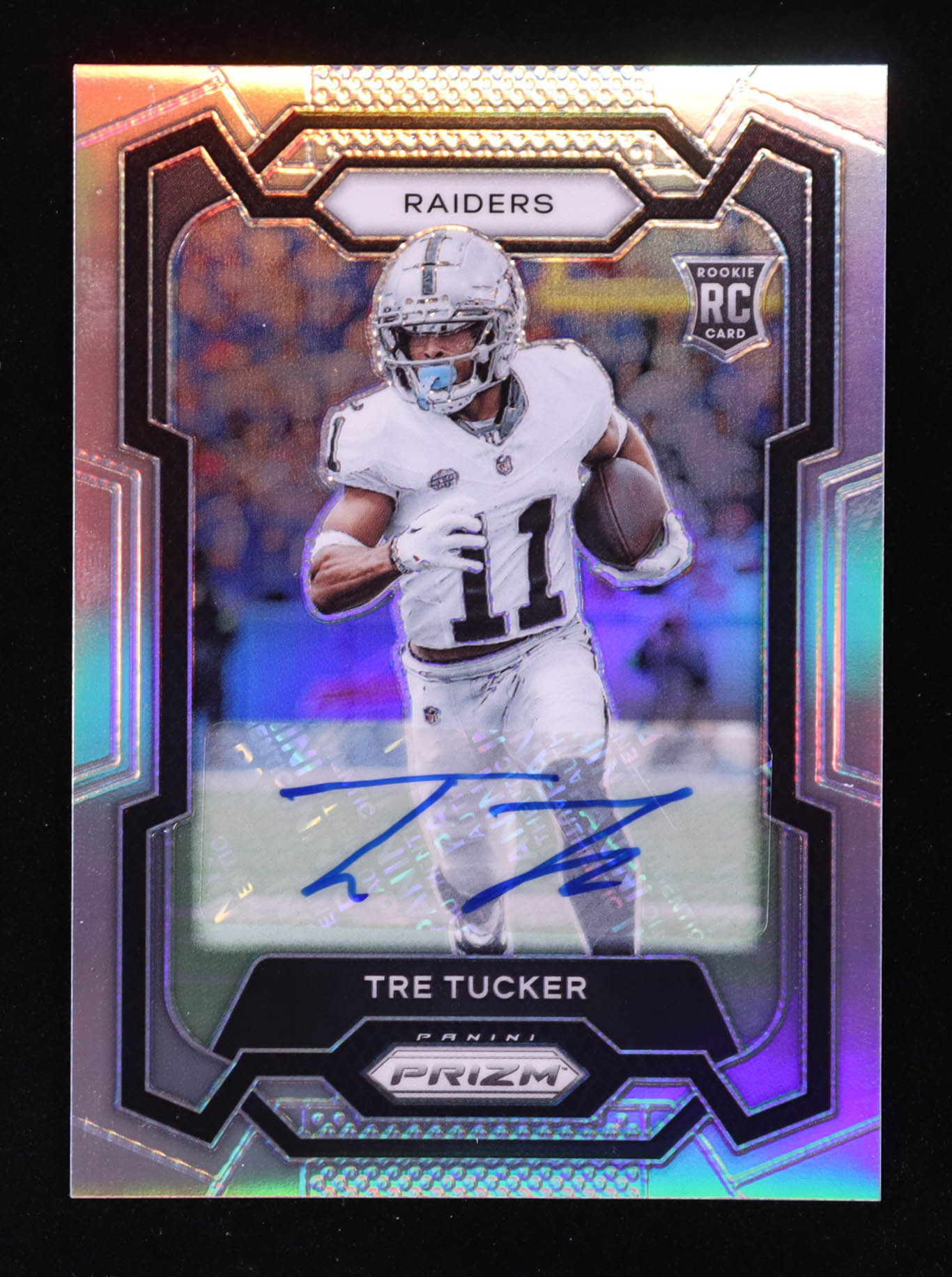Tre Tucker 2023 Panini Prizm Autographs Prizms Silver #362 RC at PristineAuction.com Tre Tucker 2023 Panini Prizm Autographs Prizms Silver #362 RC at PristineAuction.com