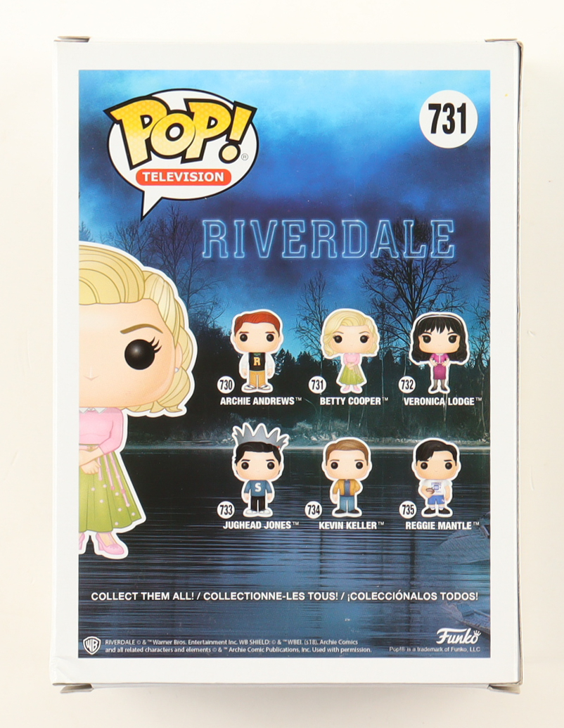 Lili Reinhart Signed "Riverdale" #731 Betty Cooper Funko Pop! Vinyl Figure (ACOA) at PristineAuction.com Lili Reinhart Signed "Riverdale" #731 Betty Cooper Funko Pop! Vinyl Figure (ACOA) at PristineAuction.com