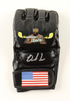 Derrick Lewis Signed Custom Glove (Beckett) at PristineAuction.com