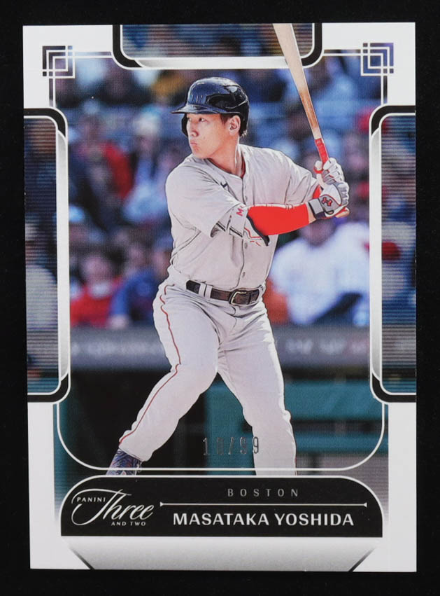 Masataka Yoshida 2024 Panini Three and Two #47 #10/99 at PristineAuction.com Masataka Yoshida 2024 Panini Three and Two #47 #10/99 at PristineAuction.com