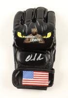 Derrick Lewis Signed Custom Glove (Beckett) at PristineAuction.com