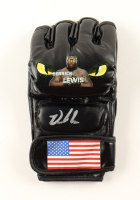 Derrick Lewis Signed Custom Glove (Beckett) at PristineAuction.com