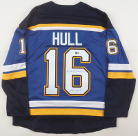 Brett Hull Signed Blues Fanatics Authentic Captain's Jersey Inscribed "HOF 2009" (Beckett) at PristineAuction.com