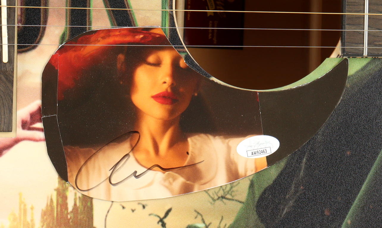 Ariana Grande Signed 38" Acoustic Guitar (JSA) at PristineAuction.com Ariana Grande Signed 38" Acoustic Guitar (JSA) at PristineAuction.com