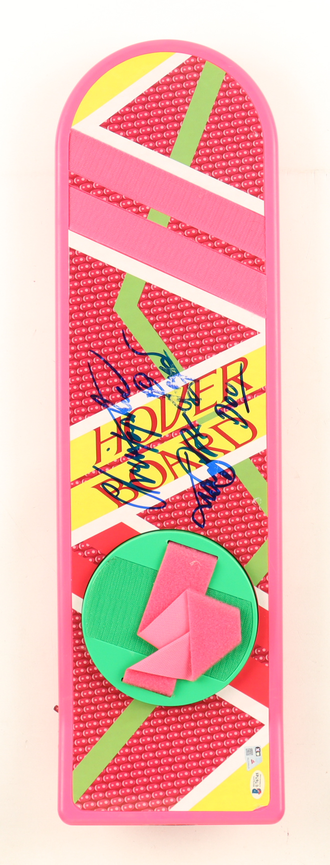 Michael J. Fox & Christopher Lloyd Signed "Back To The Future Part II" Full-Size Hover Board Inscribed "Doc" (Beckett & Fanatics) at PristineAuction.com Michael J. Fox & Christopher Lloyd Signed "Back To The Future Part II" Full-Size Hover Board Inscribed "Doc" (Beckett & Fanatics) at PristineAuction.com
