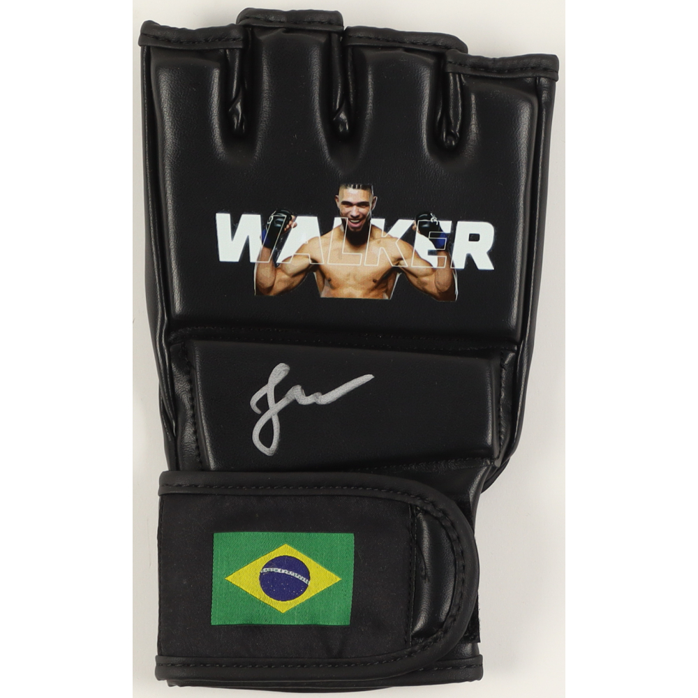 Johnny Walker Signed Custom Brazil MMA Fight Glove (PA) at PristineAuction.com