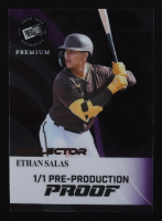 Ethan Salas Press Pass Premium Reflector Purple Pre-Production Proof #NNO #1/1 RC at PristineAuction.com