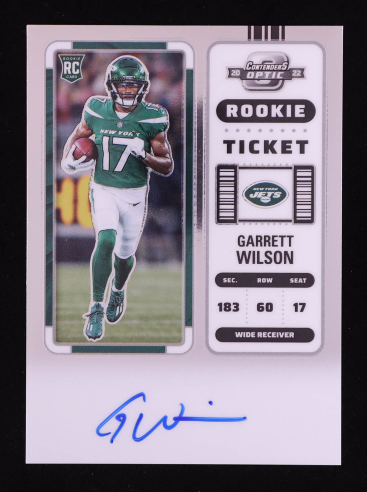 Garrett Wilson 2022 Panini Contenders Optic Autographs #117 RC