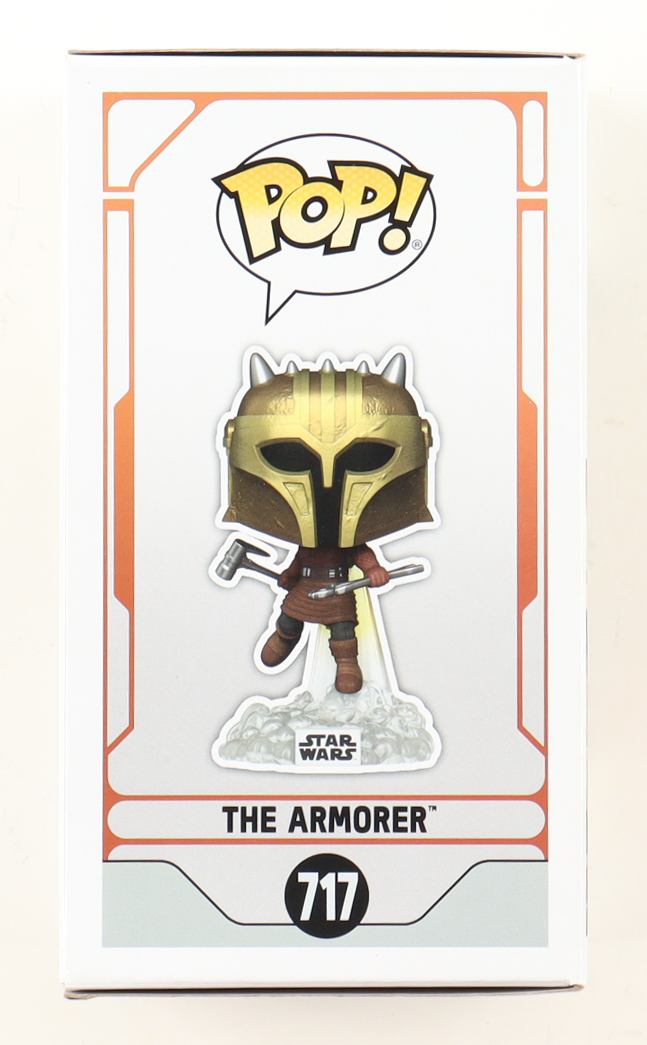 Emily Swallow Signed "Star Wars" #717 The Armorer Funko Pop! Bobblehead Vinyl Figure (JSA) at PristineAuction.com Emily Swallow Signed "Star Wars" #717 The Armorer Funko Pop! Bobblehead Vinyl Figure (JSA) at PristineAuction.com