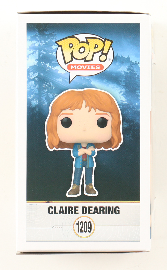 Bryce Dallas Howard Signed "Jurassic World: Dominion" #1209 Claire Dearing Funko Pop! Vinyl Figure Inscribed "Claire" (Beckett) at PristineAuction.com Bryce Dallas Howard Signed "Jurassic World: Dominion" #1209 Claire Dearing Funko Pop! Vinyl Figure Inscribed "Claire" (Beckett) at PristineAuction.com