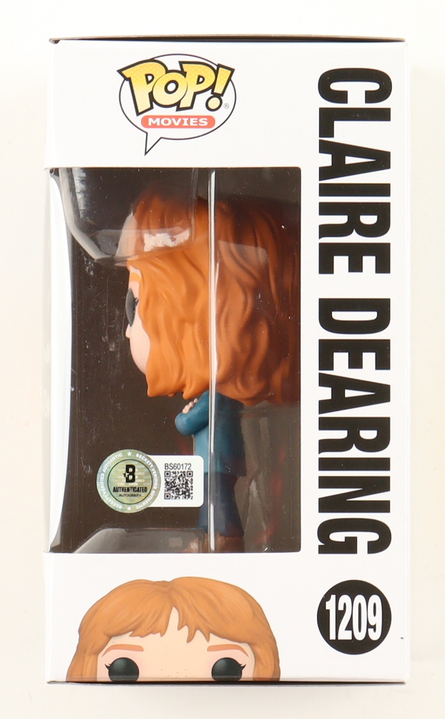 Bryce Dallas Howard Signed "Jurassic World: Dominion" #1209 Claire Dearing Funko Pop! Vinyl Figure Inscribed "Claire" (Beckett) at PristineAuction.com Bryce Dallas Howard Signed "Jurassic World: Dominion" #1209 Claire Dearing Funko Pop! Vinyl Figure Inscribed "Claire" (Beckett) at PristineAuction.com